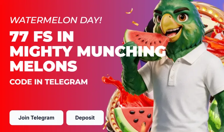 Promocja Watermelon Day Lukkly: 77 spinów z kodem na Telegramie